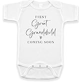 Pineapple Pancake Kids Pregnancy Announcement Infant Bodysuit, First Great Grandchild Coming Soon