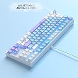 MageGee 75% Mechanical Keyboard Blue Switch, LED Backlit, Compact TKL view 5