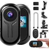 Cossify Mini Body Camera 1080P, Thumb Size Wearable Action Body Cam with Magnetic Clip - Portable POV Body Worn Camera for Outdoor Security, Travel, Sports