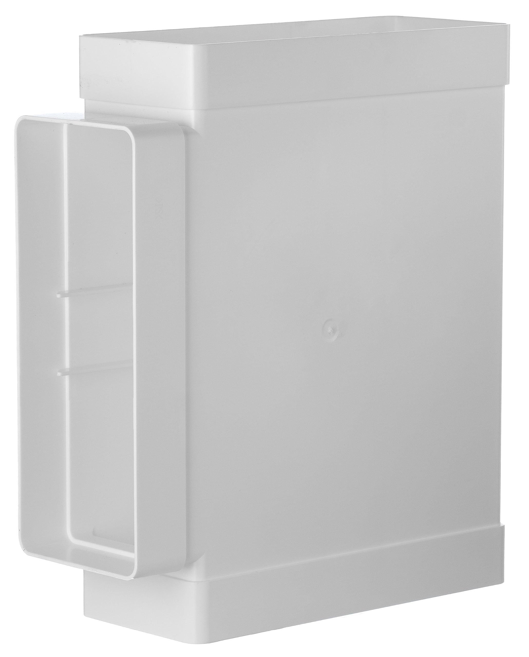 Steinberg14 White T-Piece for Flat Duct Ventilation Duct Plastic Connector 220 x 90 mm / 8x4"