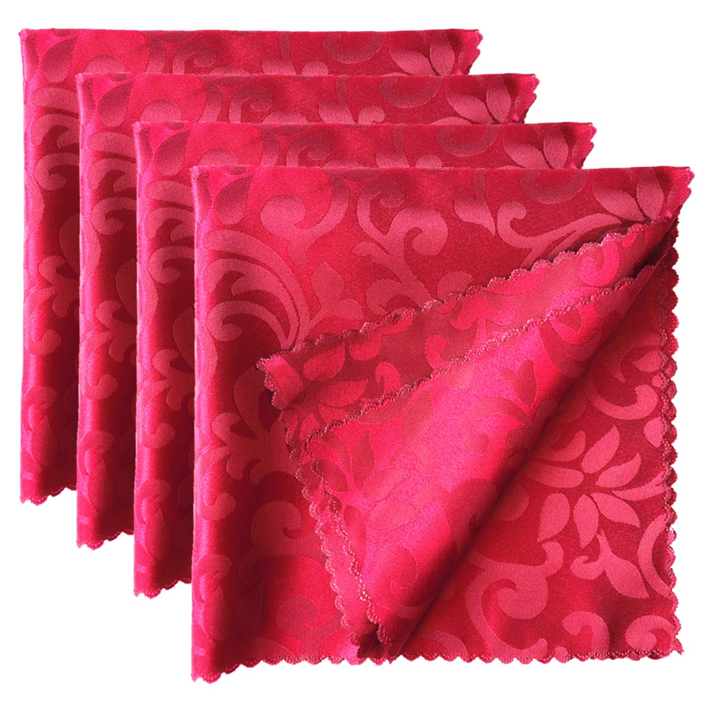 Aisszhao 4pcs Christmas Napkins Cloth-Table Napkin Dinner Cloth Napkins Dinner Napkins Durable Hotel Quality Table Cloth,Christmas Dining Decoration for Home,Wedding,Hotel,Banquet Parties,Xmas Events — image 1