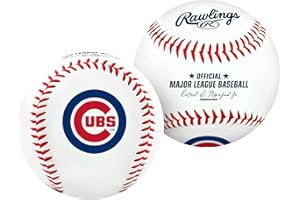 JARDEN SPORTS LICENSING Rawlings MLB Chicago Cubs Team Logo Baseball, White, 1