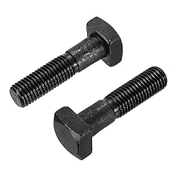uxcell 5Pcs Square Head Bolts, 3/4-10x3 Black Oxide