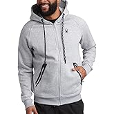 Spyder Mens Zip Up Hoodie - Super Soft Performance Fleece Sweatshirts for Men - Warm Athletic Hoodies for Running Walking Gym