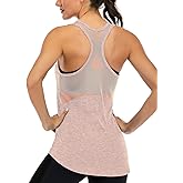 ICTIVE Workout Tank Tops for Women Sleeveless Yoga Shirts for Women Mesh Racerback Muscle Tank Tops