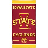 WinCraft NCAA Iowa State Cyclones Fiber Beach Towel, 30 x 60, Multicolor