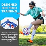 Ainiv Soccer Ball Net Kicker Trainer with Adjustment Belt for Size 3-5 Balls view 5