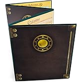 Stratagem The Master's Tome 4-Panel Customizable GM Screen with Free Inserts – Dry Erase, Dungeon & Game Master Accessory for