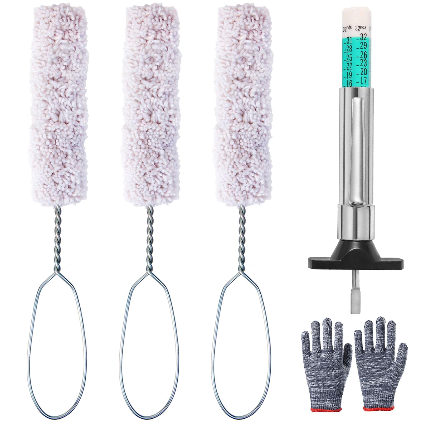 Photo 1 of Aottykro 3 Pack Extra Long Tire Lube Brush Applicator Swab,11.7" Length, Handle Tire Lubricant Brush Applicator Swab Set