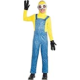 Party City Minion Halloween Costume for Boys, Minions: The Rise of Gru - Includes Romper, Goggles & More - Costumes for Halloween, Birthday Parties & Themed Events