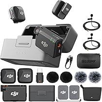 Amazon.com : DJI Mic Mini (2 TX + 1 RX + Charging Case) Wireless 