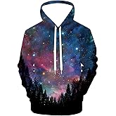 QiErDesign Hoodies for Men Women 3D Print Graphic Fleece Sweatshirts Pullover Novelty Hoody Hooded With Pockets