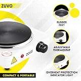 Zuvo 1500W Single Hot Plate Portable Electric Hob White 19cm Ring view 7