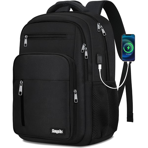 business travel backpack matein laptop backpack w usb charging port Backpack, with Por This college laptop bookbag can be expandable MATEIN Travel Laptop Backpack Large,