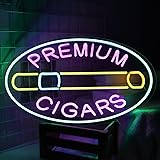 VINRAY Large Size Cigars Neon Sign for Smoke