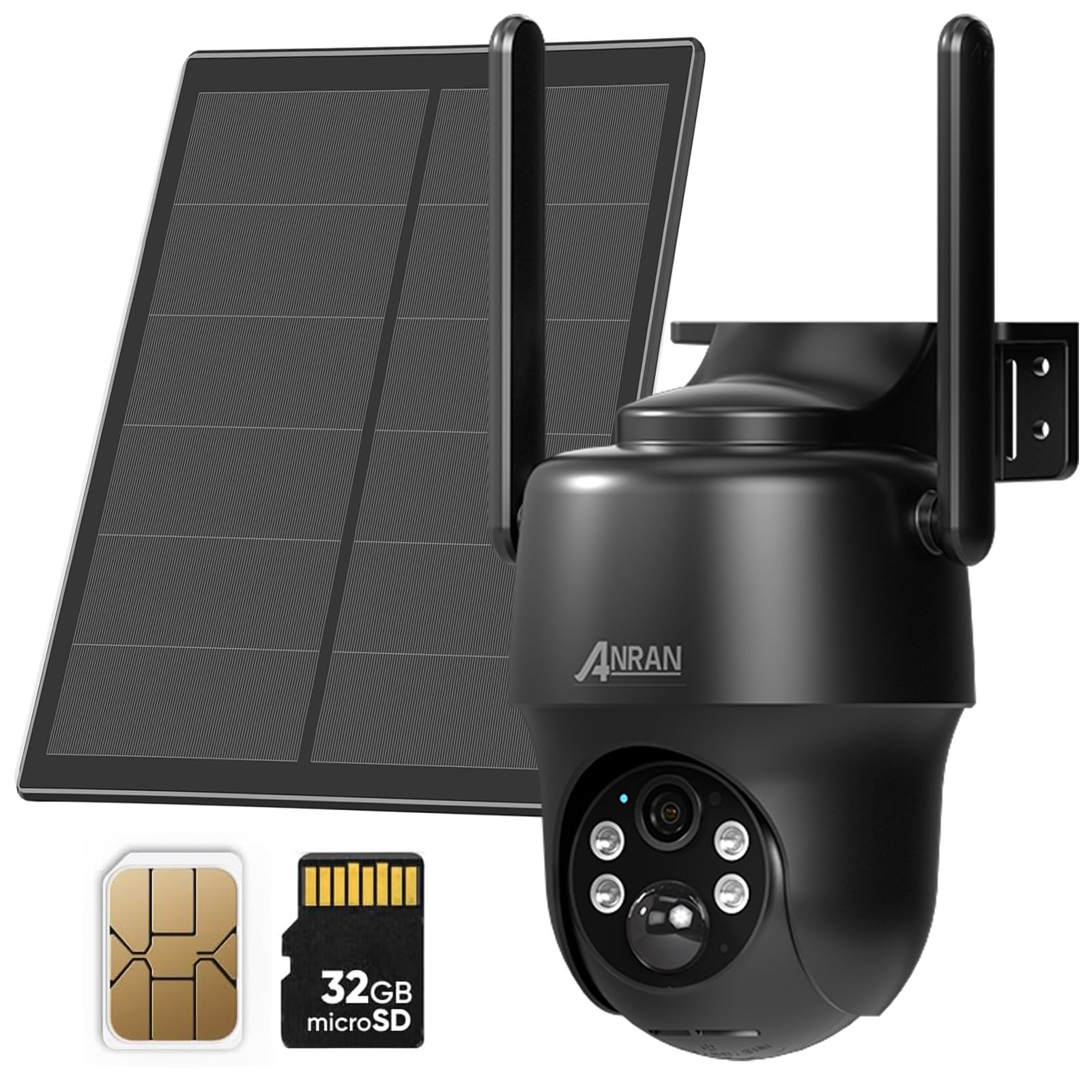 ANRAN 4G LTE Cellular Solar Security Camera