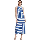 Donna Morgan Womens Sleeveless Halter Cut Maxi Dress Event Occasion Party Date Guest of