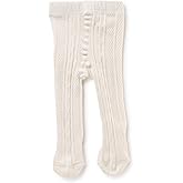 Silky Toes Luxurious Cotton Tights for Baby Girls 1 Pk Cable Knit Winter Footed Leggings