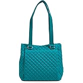 Vera Bradley Women's Cotton Multi-Compartment Shoulder Satchel Purse