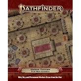 Pathfinder Flip-Mat Classics Tavern, Double-Sided 24x30 in Map | High-Scale Taproom and Seedy Feast Hall, Wet Dry and Permanent Erase