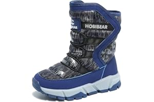 GUBARUN Boys Snow Boots Winter Waterproof Slip Resistant Cold Weather Shoes (Toddler/Little Kid/Big Kid)