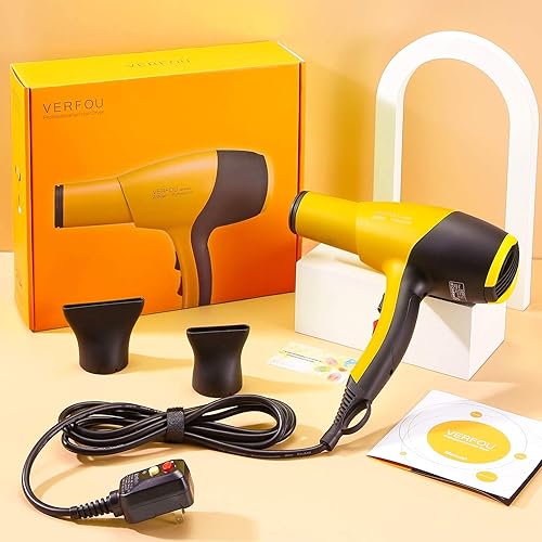 Professional Ionic Hair Dryer AC 2100W, Best Fast Drying with