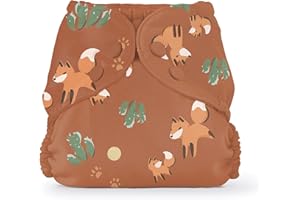 Esembly Cloth Diaper Cover - Reusable Swim Diaper, Waterproof, Breathable - Adjustable Outer Layer Over Absorbent Inner for B