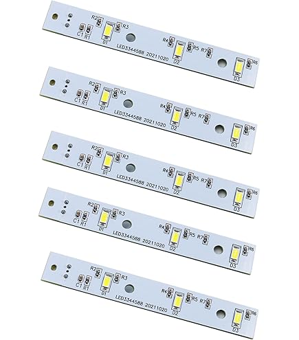 3V/6V LED Light Bar Compatible With Siemens BSH 9001030205 9001069888 Fridge Interior Lighting Refrigerator LED Bar (6V