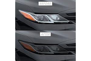 SlickMod PreCut Vinyl Smoke Tint for 2018-2022 Toyota Camry Headlight (1. Headlight, 35 percent Light Smoke)