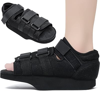 Tairibousy Adjustable Medical Walking Shoe for Post-Surgery Recovery (S)