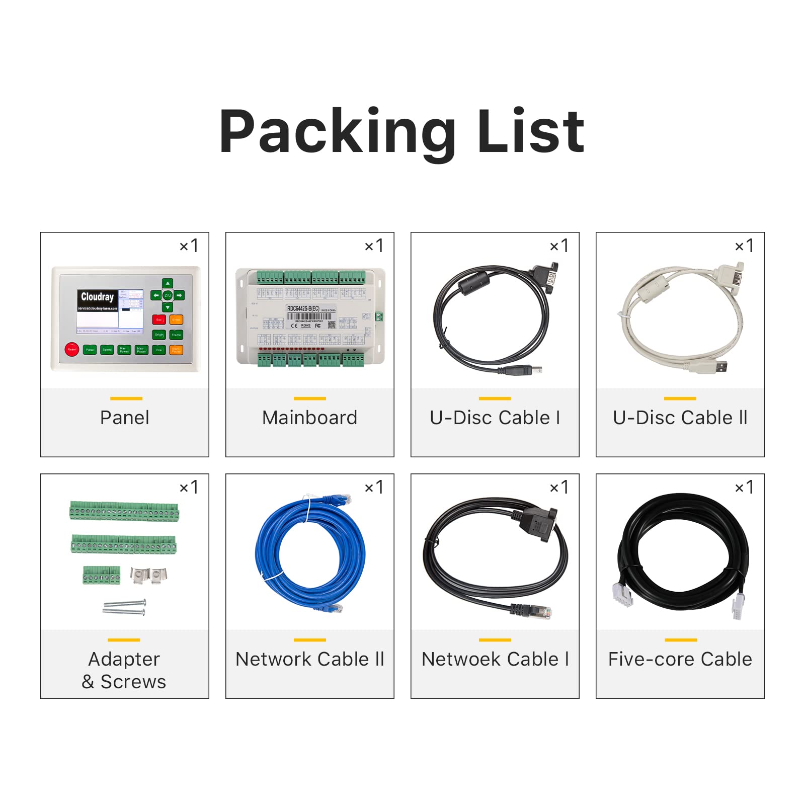 Cloudray Ruida DSP Controller RD RDC6442G RDC6442S for CO2 Laser Engraver Engraving Machine