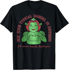 Shrek Fiona Not Your Typical Damsel in Distress T-Shirt