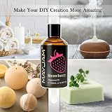 MAYJAM Strawberry Fragrance Oil 100ML with Glass Dropper Diffuser Oil view 6