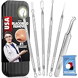 Cbiumpro Pimple Popper Tool Kit, Blackhead Remover Tools, Blackhead Extractor Tool, Zit Popper Tool, Professional Pimple Extr