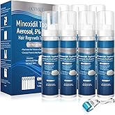 5% Minoxidil Foam, Biotin-Infused, Unisex Adult, Hair Growth Treatment, Unscented, Foam, 14.77 Ounce, 7-8Month Supply, Supports Thicker and Fuller Hair & Beard (Extra Strength)