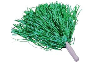 baotongle 12 PCS Cheerleading Squad Spirited Fun Poms Pompoms Cheer Costume Accessory for Party Dance Sports