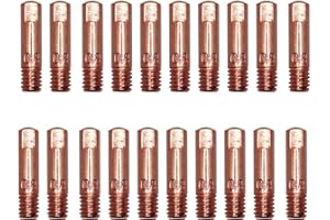Allyearauto 20-Pack Mig Welder Tips, Compatible with Lincoln, Chicago Electric, Forney, Titanium Easy Flux, Clarke, Eastwood, Flux Core Welder, MIG Welding Gun Accessories (.030" Tips)