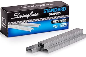 Swingline Staples, Standard Staplers for Desktop Staplers, 210/Strip, 5000/Box (79350)