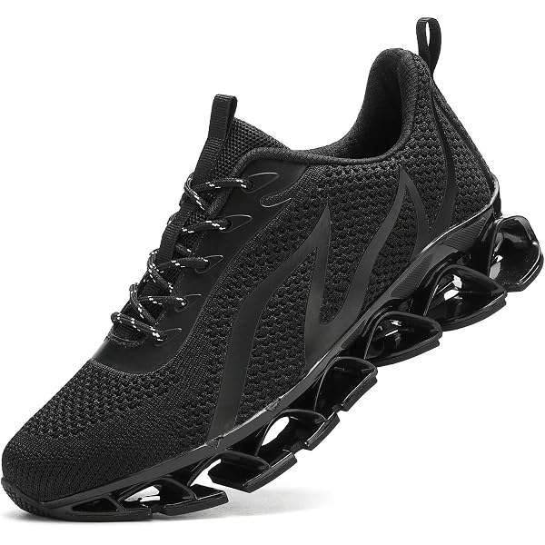 Men's Breathable Mesh Running Sneakers - Lightweight Walking Shoes With Memory Foam | Non-Slip Athletic Casual