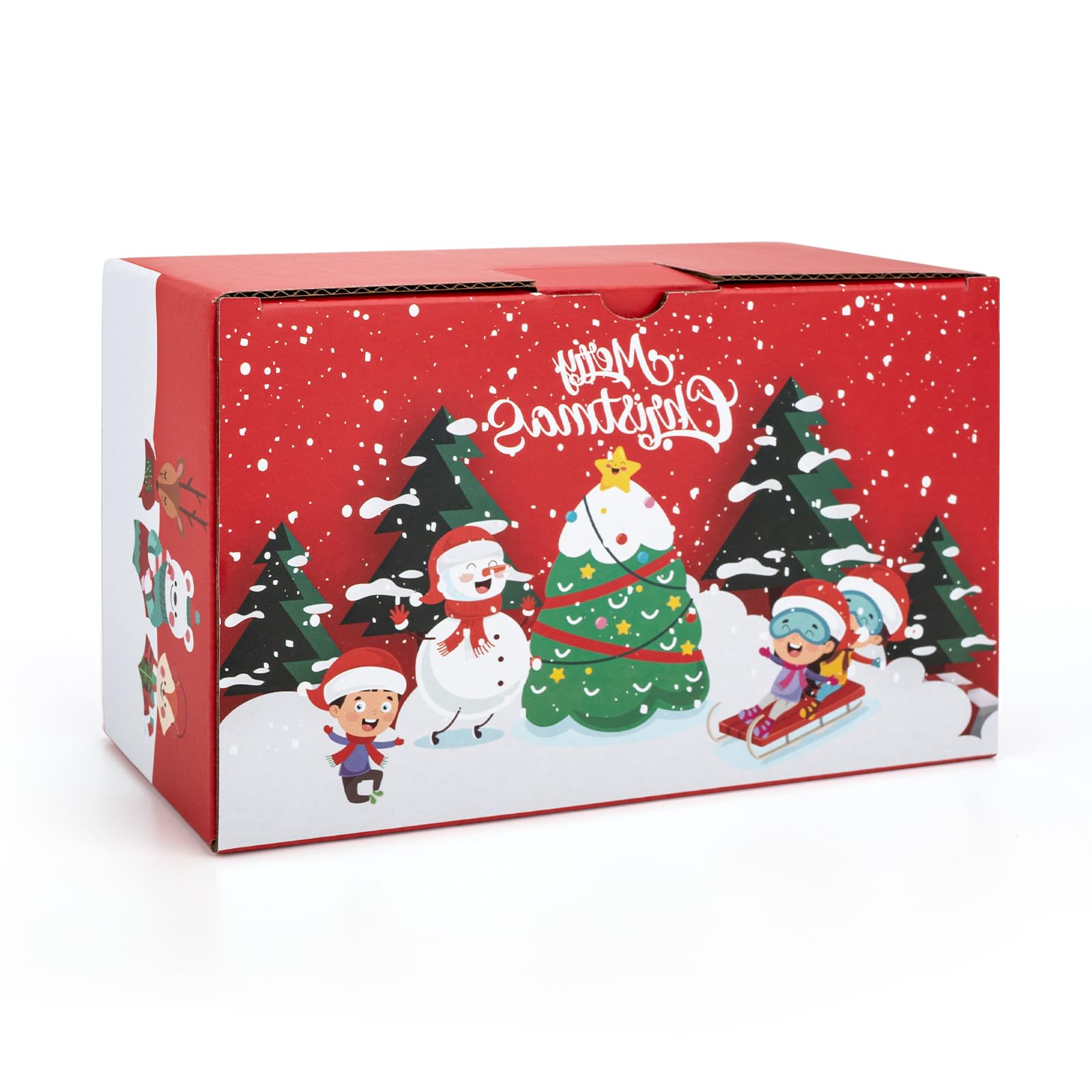 RJVW Christmas Santa Hat for Adults, Thicken Soft Velvet Comfort Classic Santa Claus Hat for New Year Party Headwear Holiday