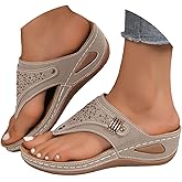 yaoeye Orthopedic Sandals for Women 2026 Dressy Arch Support Flip Flops for Women Comfortable Sandals Casual Summer Beach