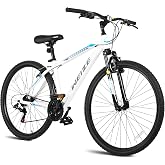 WEIZE Hardtail Mountain Bike 29 Inch MTB Trail Bicycle for Men Women Adult | 21 Speed Trigger Shifter, Lightweight Aluminum Frame for Outdoor Cycling, Comfort Saddle, Suspension Fork, Multiple Color