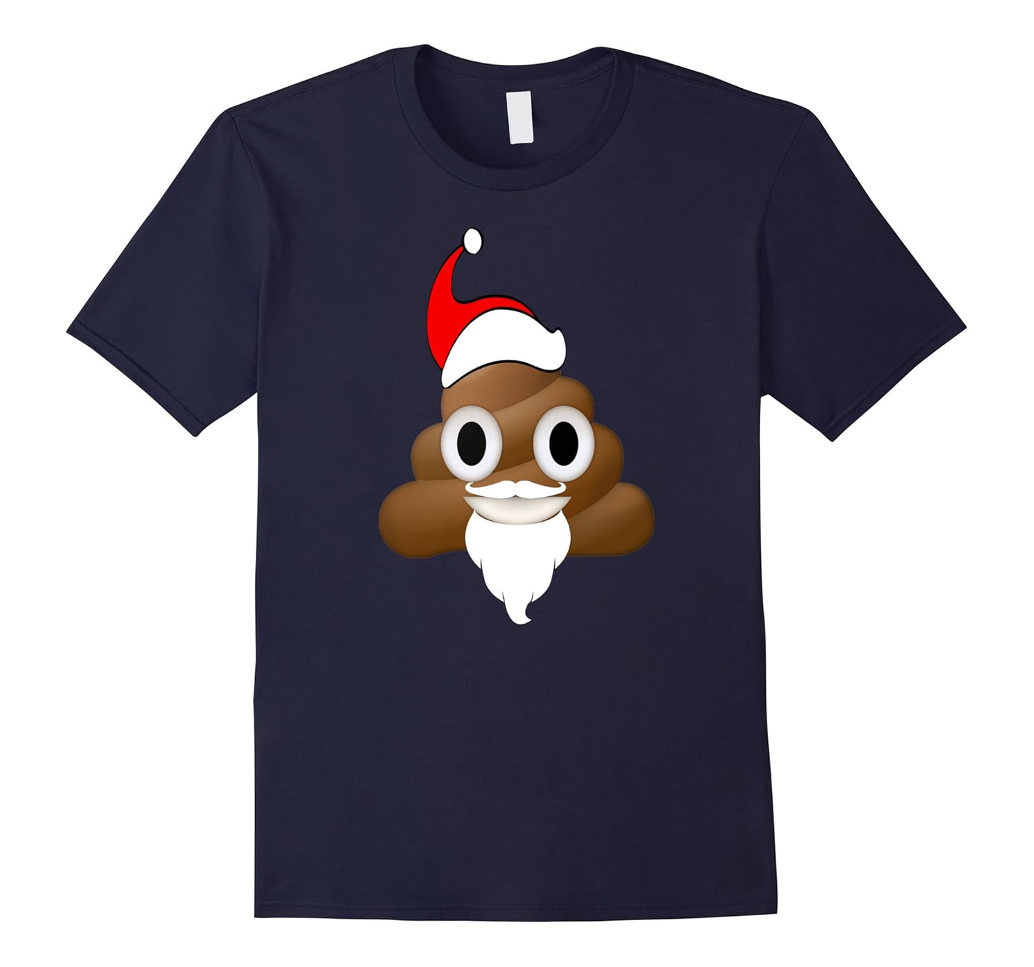 Christmas tshirt Santa Poop Emoji Papa Claus shirt-ANZ