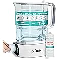 Piurify Countertop Electric Water Filter Pitcher with 6-Month UltraFiltration - Fast 2-Min Filtration, Removes 99% Lead, PFAS, Mercury & Chlorine - BPA Free, 50oz Capacity