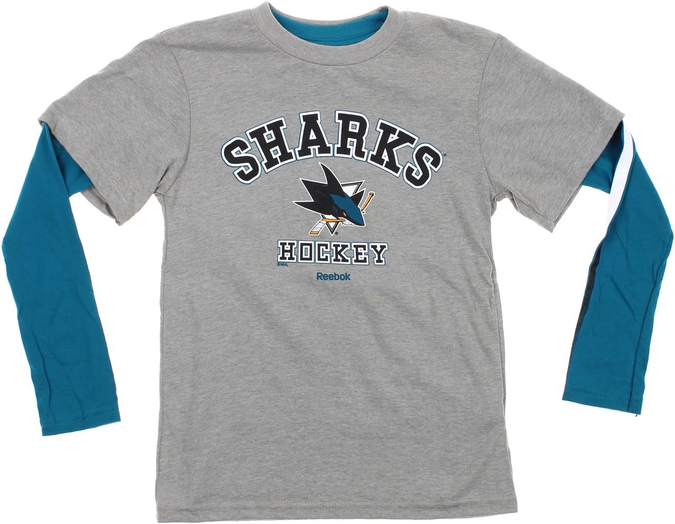 Reebok NHL San Jose Sharks Youth Classic Fade Combo Shirt Pack