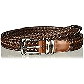 Perry Ellis Men's Portfolio Braided Leather Belt
