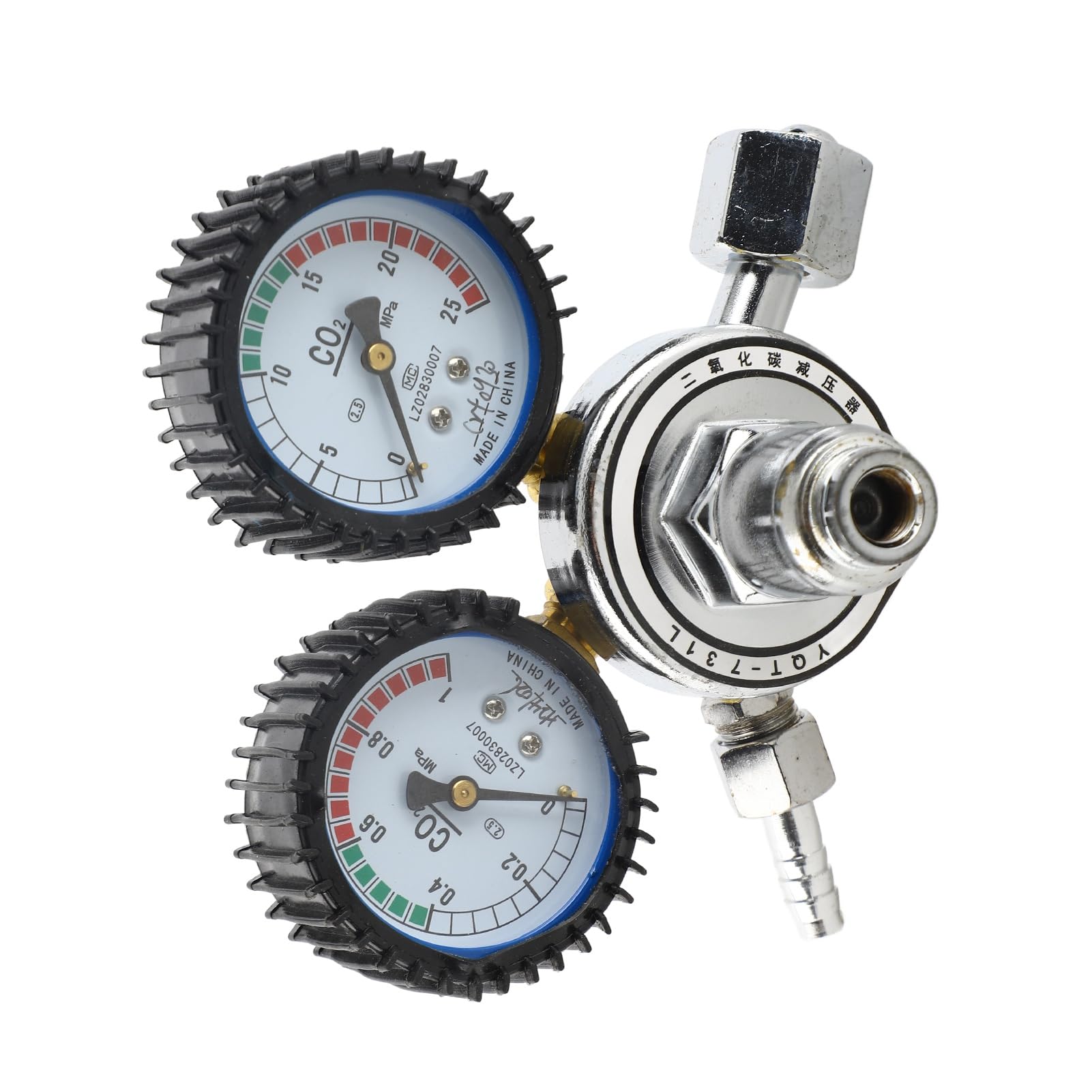 TOPINCN Co2 Pressure Regulator Carbon Dioxide Beer Kegerator Keg Regulator Welding Pressure Reducer Valve