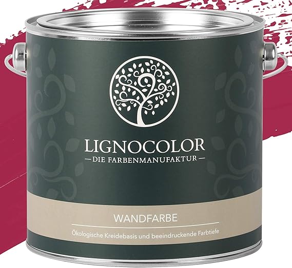 Lignocolor Wandfarbe Innenfarbe Deckenfarbe Kreidefarbe edelmatt 2,5 L
