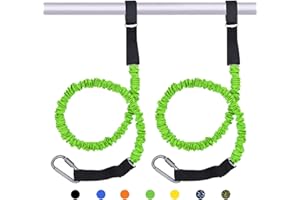VNVM Kayak Paddle Leash, Paddle Leash Lightweight Coiled Kayak Rod Leashes for SUP Kayaking Canoing Fishing Boating