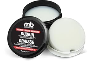 M&B Dubbin with Sponge Applicator, 6.5 Ounces, Protects & Conditions, Heavy Duty Waterproof